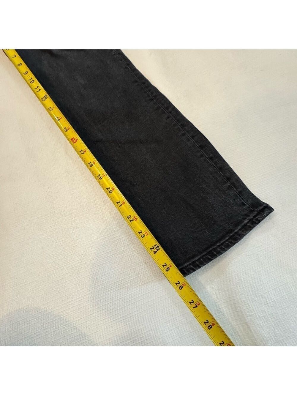 Denim Forum ARLO high Rise Straight Leg Jeans High-Waisted Size 24 - Picture 10 of 11